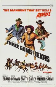  Three Guns for Texas Poster