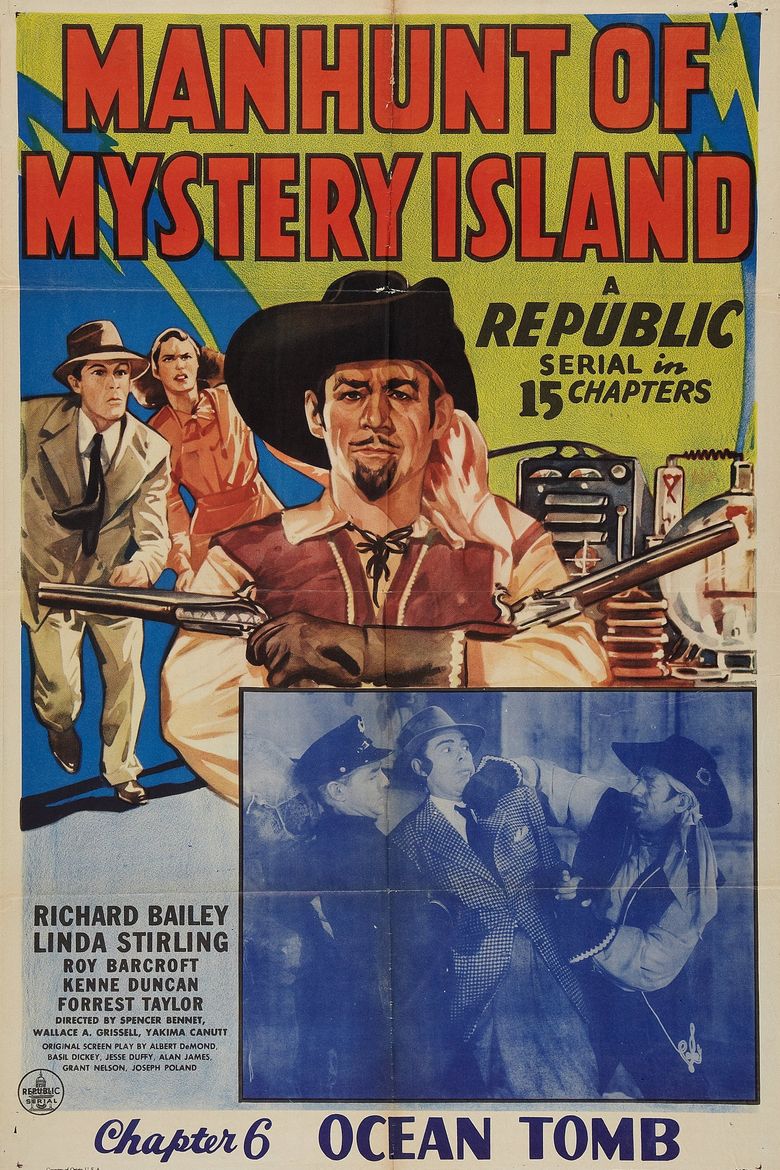 Manhunt of Mystery Island Poster