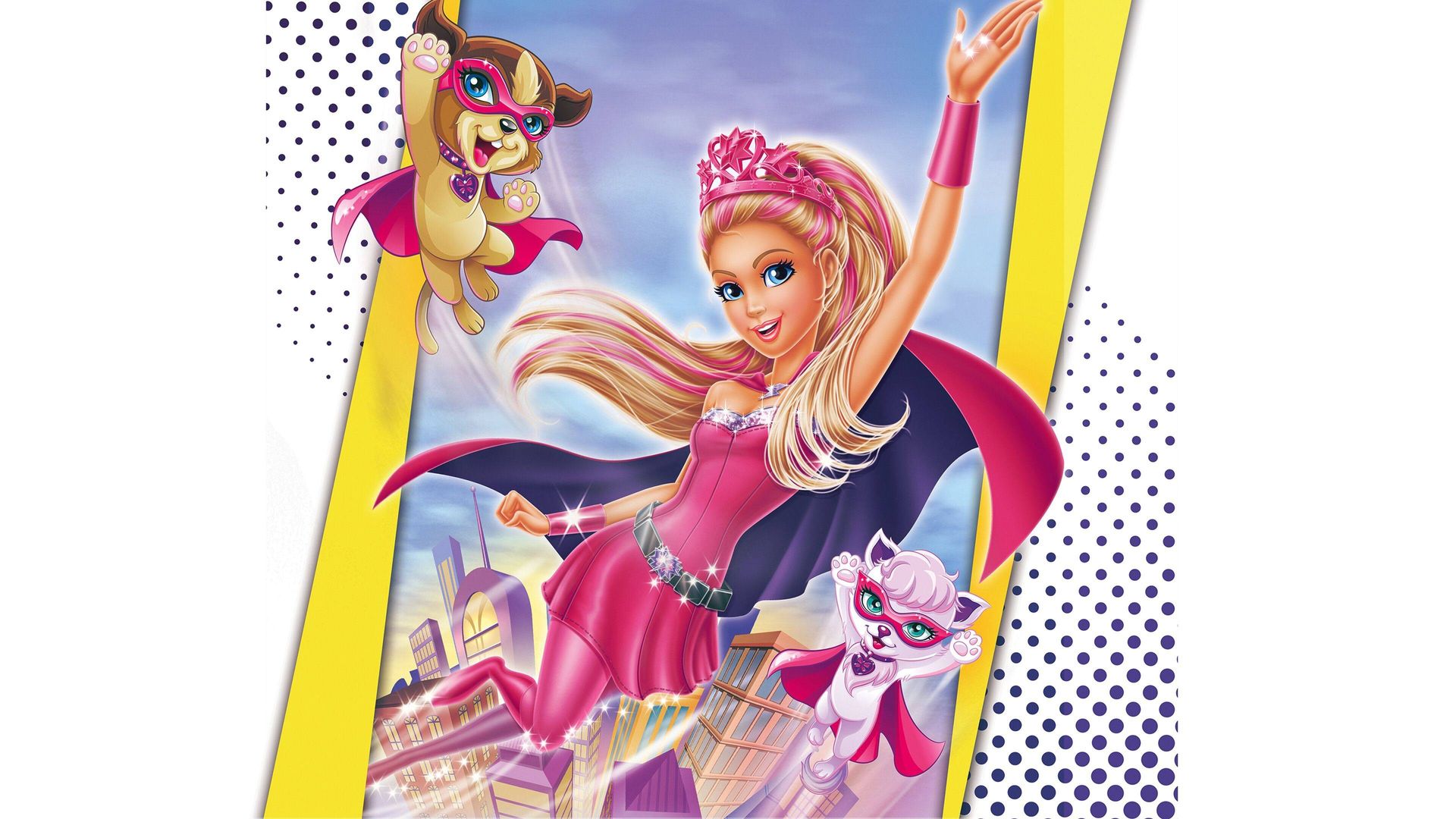 Barbie in Princess Power Backdrop
