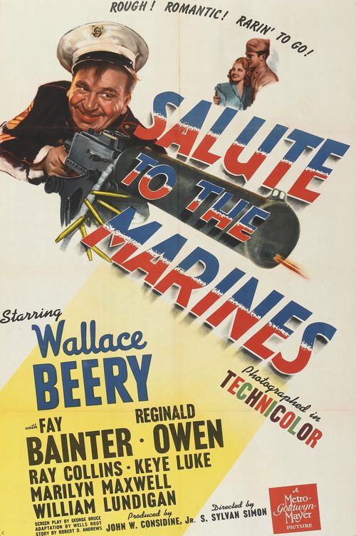 Salute to the Marines Poster