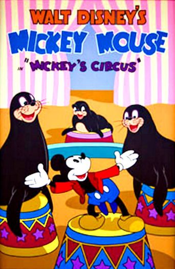  Mickey's Circus Poster