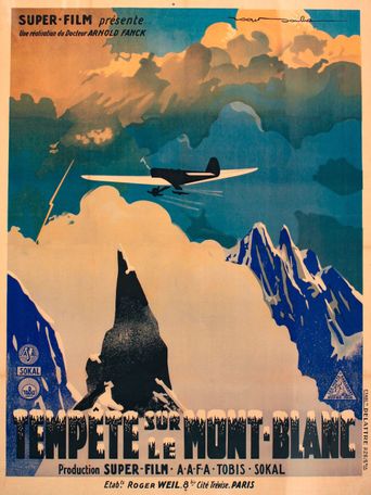  Storm Over Mont Blanc Poster