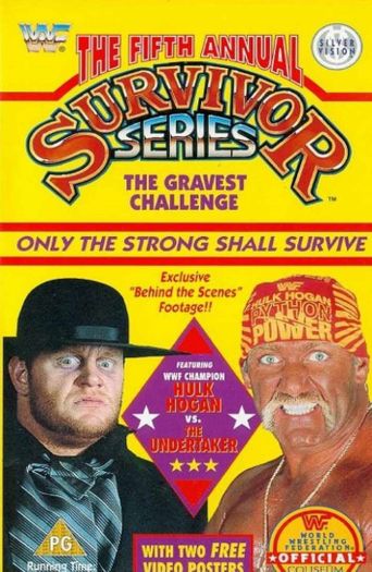 WWE Survivor Series 1991 Poster