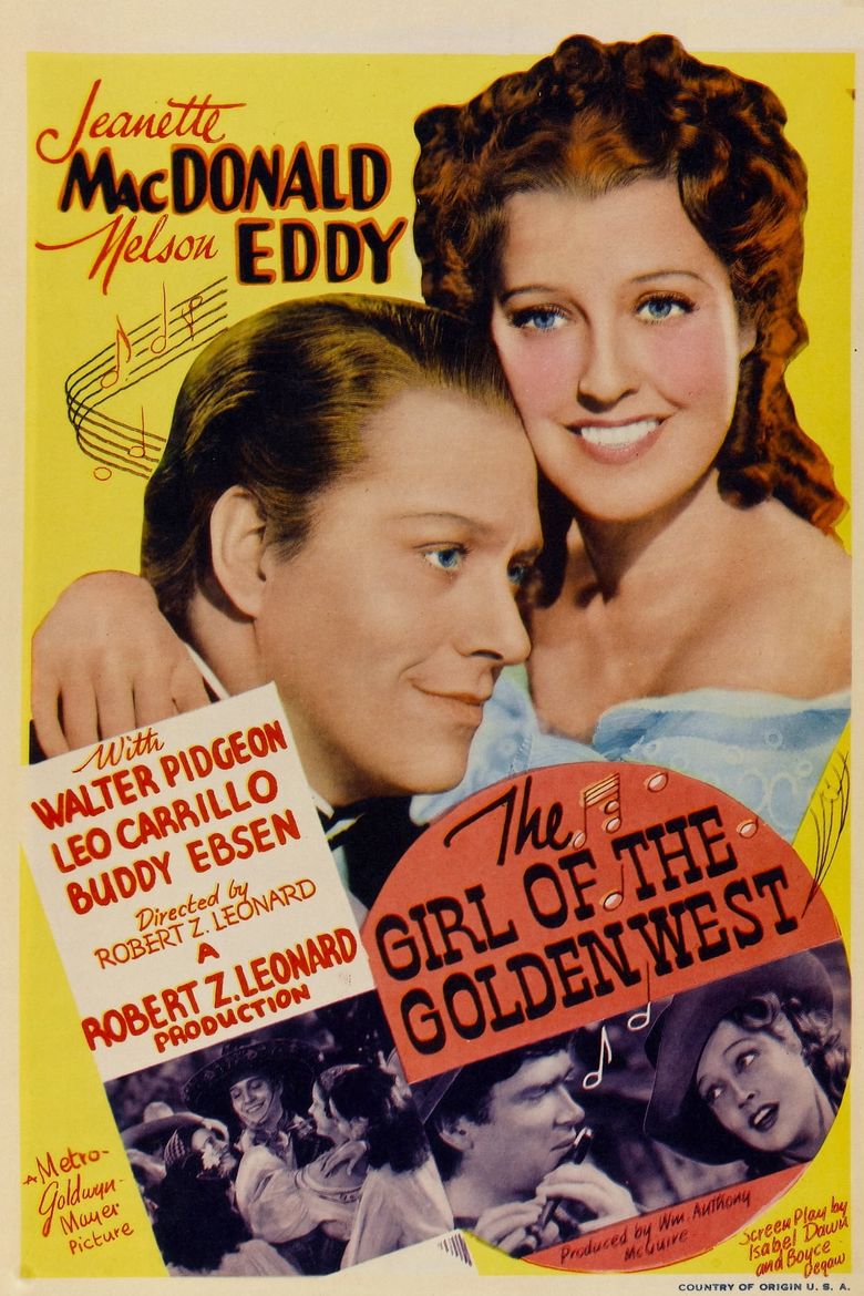The Girl of the Golden West Poster