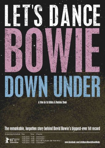  Let's Dance: Bowie Down Under Poster