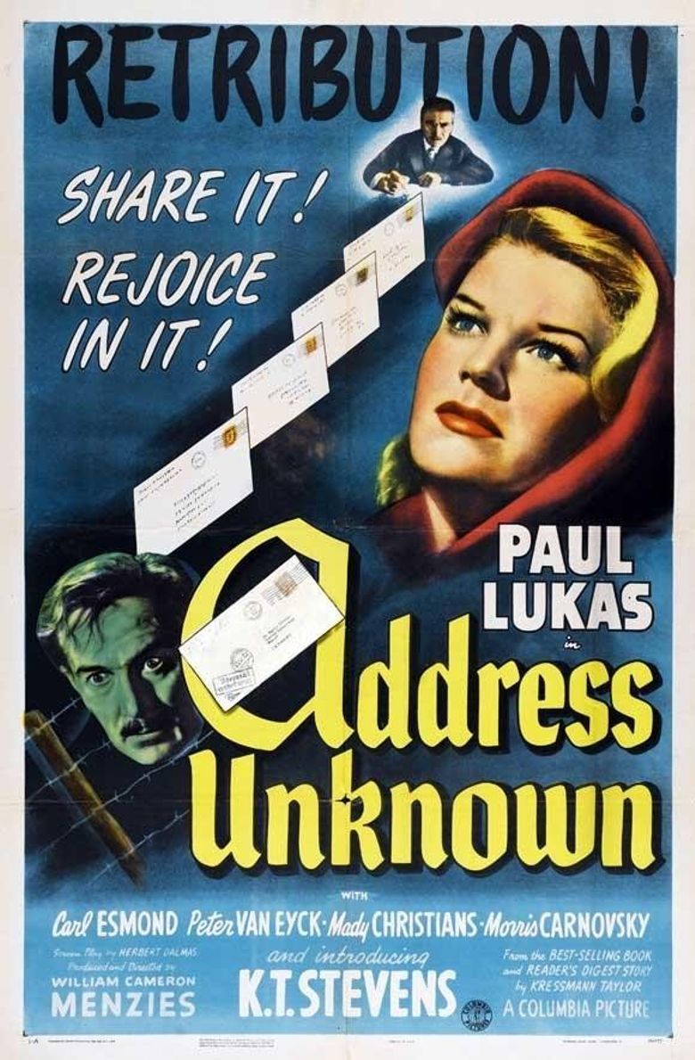 Address Unknown Poster