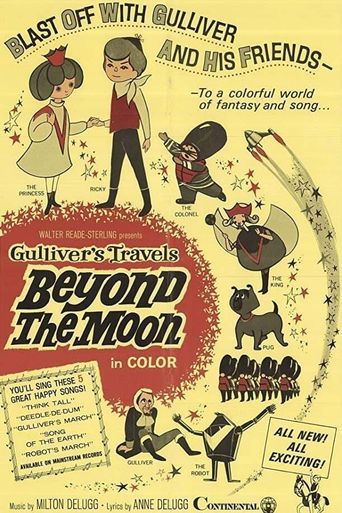  Gulliver's Travels Beyond the Moon Poster