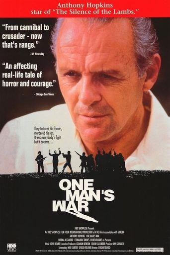  One Man’s War Poster