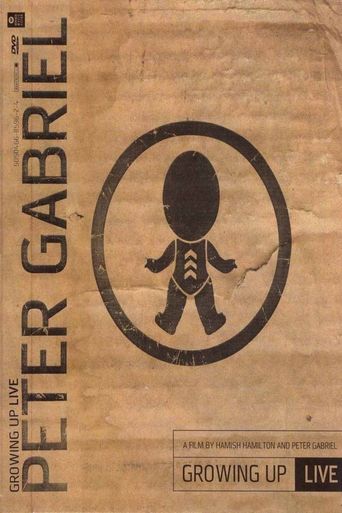  Peter Gabriel: Growing Up Live Poster