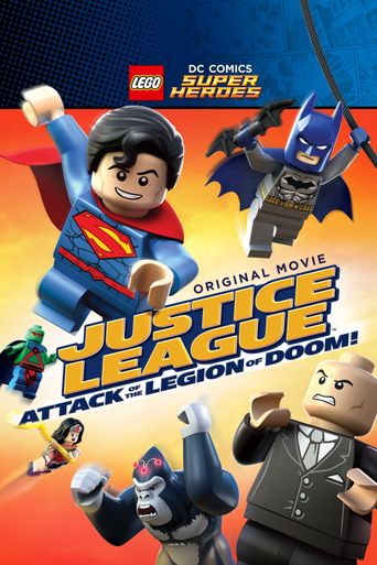 LEGO DC Comics Super Heroes: Justice League - Attack of the Legion of Doom! Poster