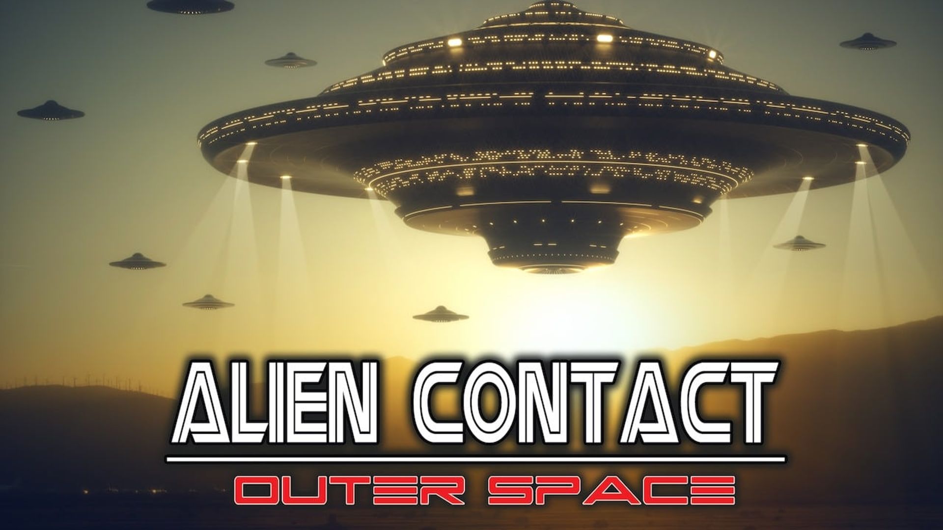 Alien Contact: Outer Space Backdrop