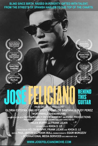  JOSE FELICIANO - Behind This Guitar Poster