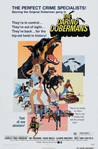  The Daring Dobermans Poster