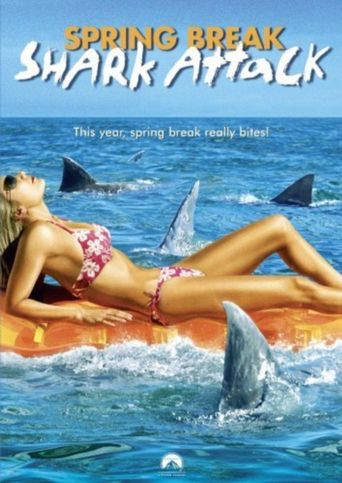  Spring Break Shark Attack Poster