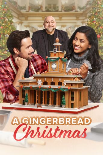 A Gingerbread Christmas Poster