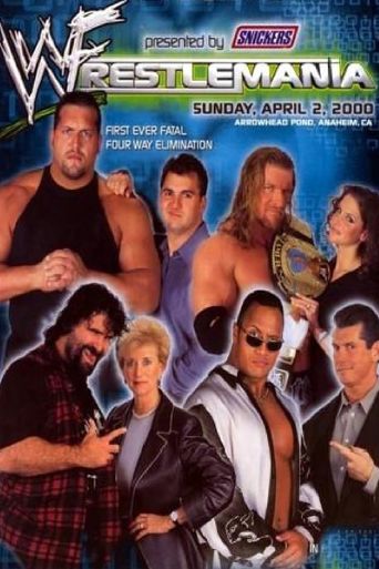  WWE WrestleMania 2000 Poster