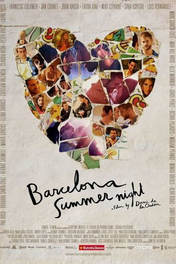  Barcelona Summer Night Poster