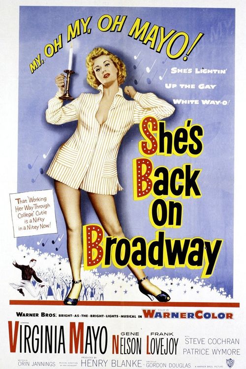 She's Back on Broadway Poster