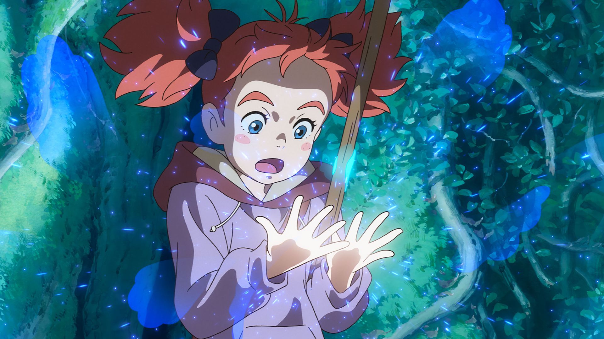 Mary and the Witch's Flower Backdrop