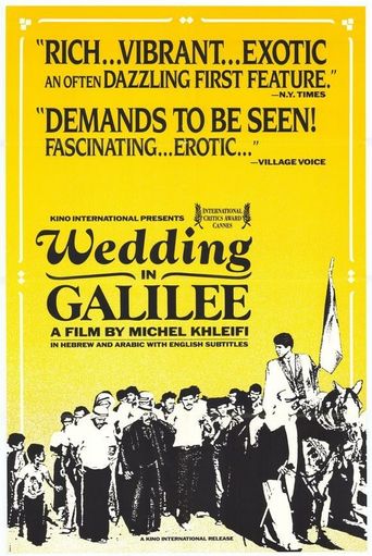  Wedding in Galilee Poster