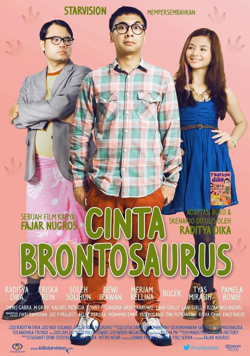 Brontosaurus Love Poster