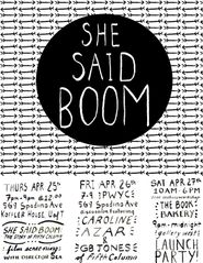  She Said Boom: The Story of Fifth Column Poster