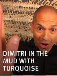  Dimitri in the Mud with Turquoise Poster