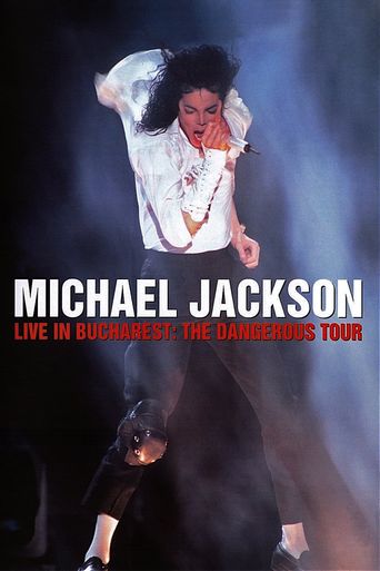  Michael Jackson Live in Bucharest: The Dangerous Tour Poster