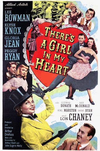  There's a Girl in My Heart Poster