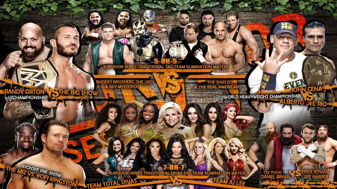 WWE Survivor Series 2013 Backdrop