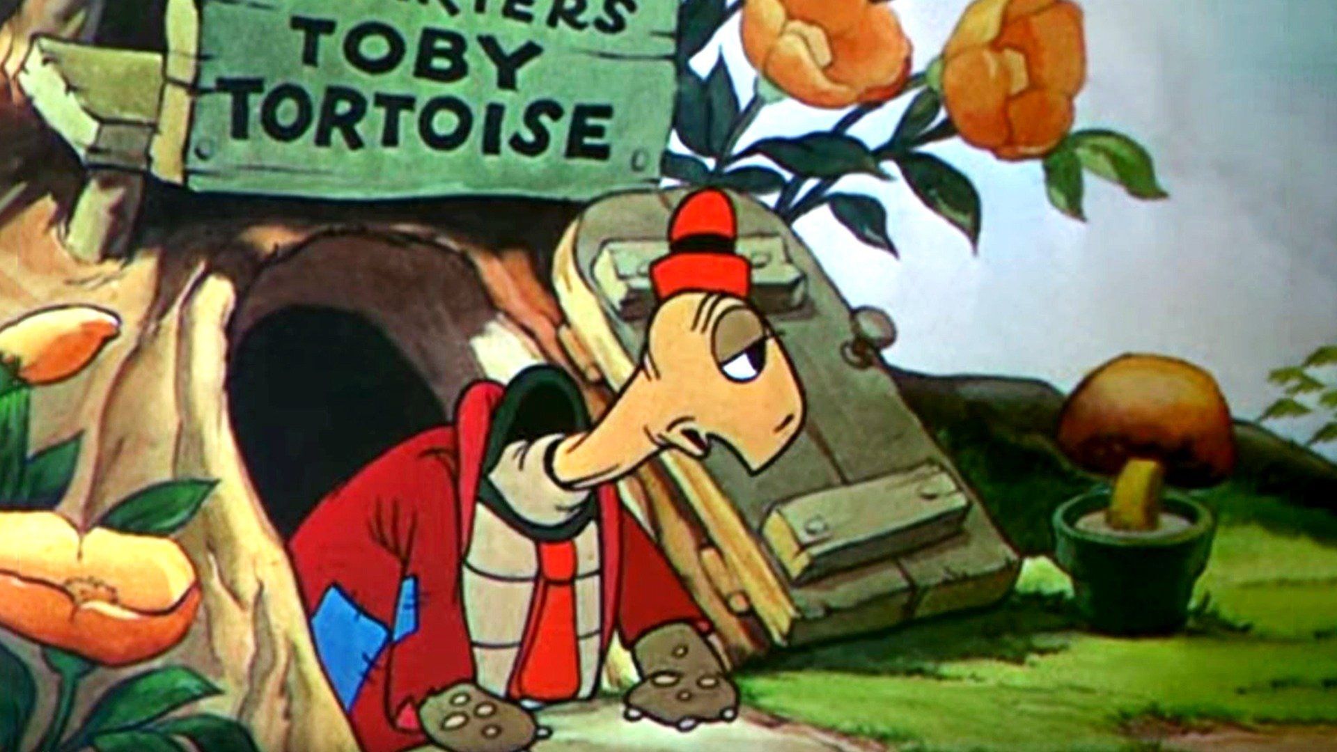 The Tortoise and the Hare Backdrop