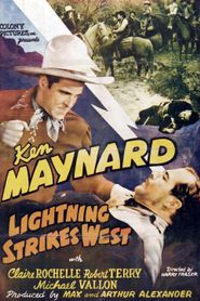  Lightning Strikes West Poster