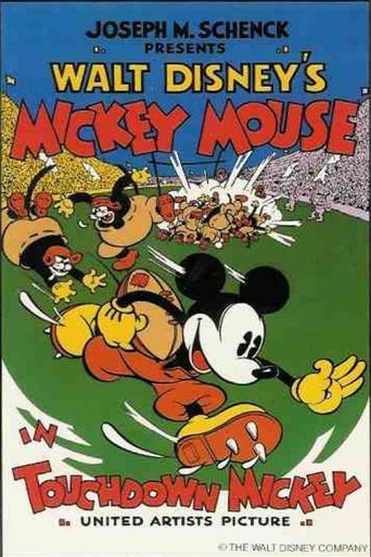  Touchdown Mickey Poster