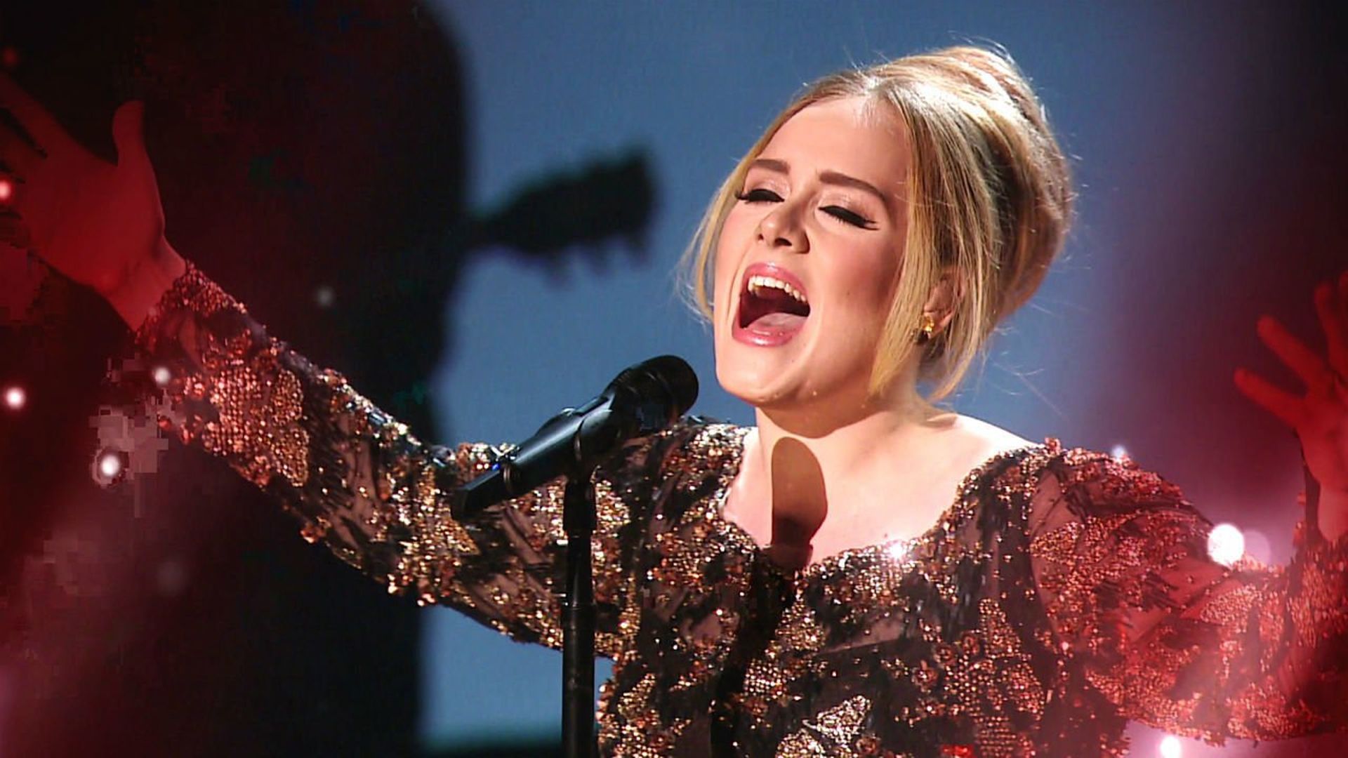 Adele Live in New York City Backdrop