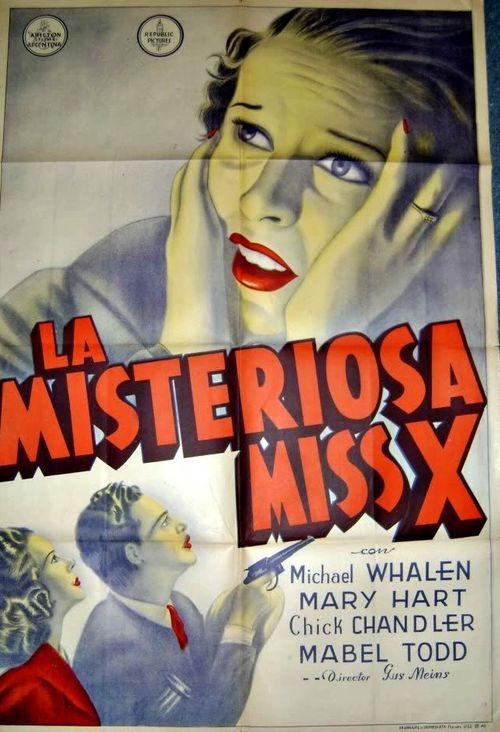 The Mysterious Miss X Poster