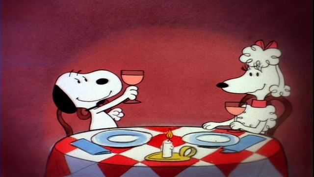 Snoopy's Getting Married, Charlie Brown Backdrop