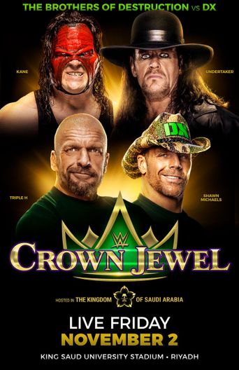  WWE Crown Jewel 2018 Poster