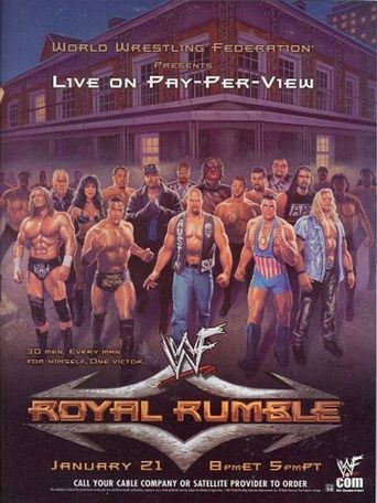  WWE Royal Rumble 2001 Poster