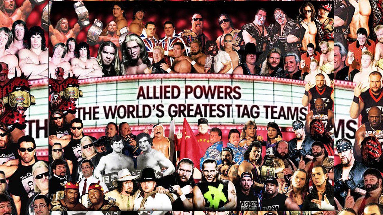 WWE: Allied Powers - The World's Greatest Tag Teams Backdrop