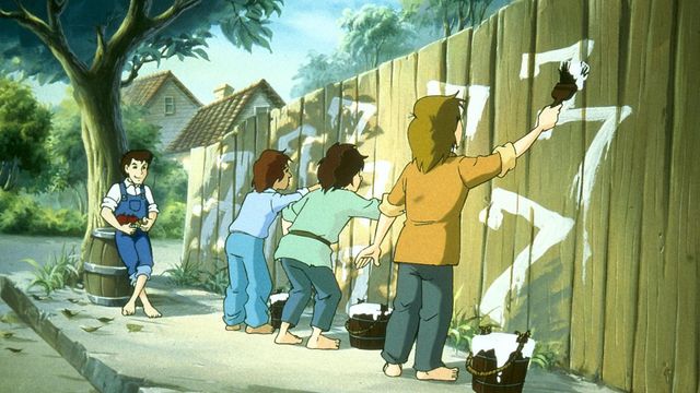 The Animated Adventures of Tom Sawyer Backdrop