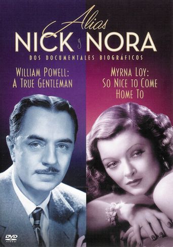  Hollywood Remembers: Myrna Loy - So Nice to Come Home to Poster