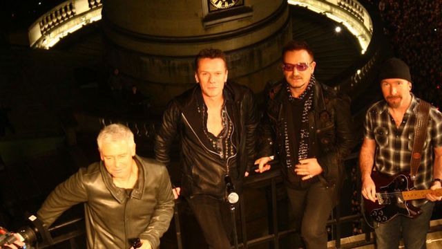 U2 at the BBC Backdrop