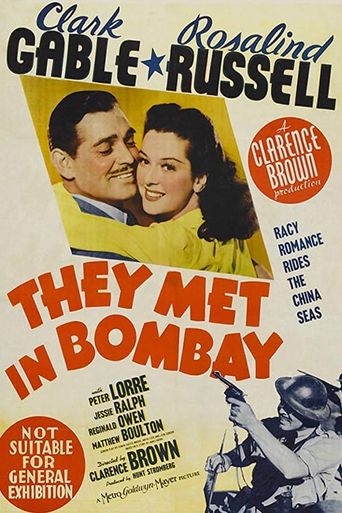  They Met in Bombay Poster