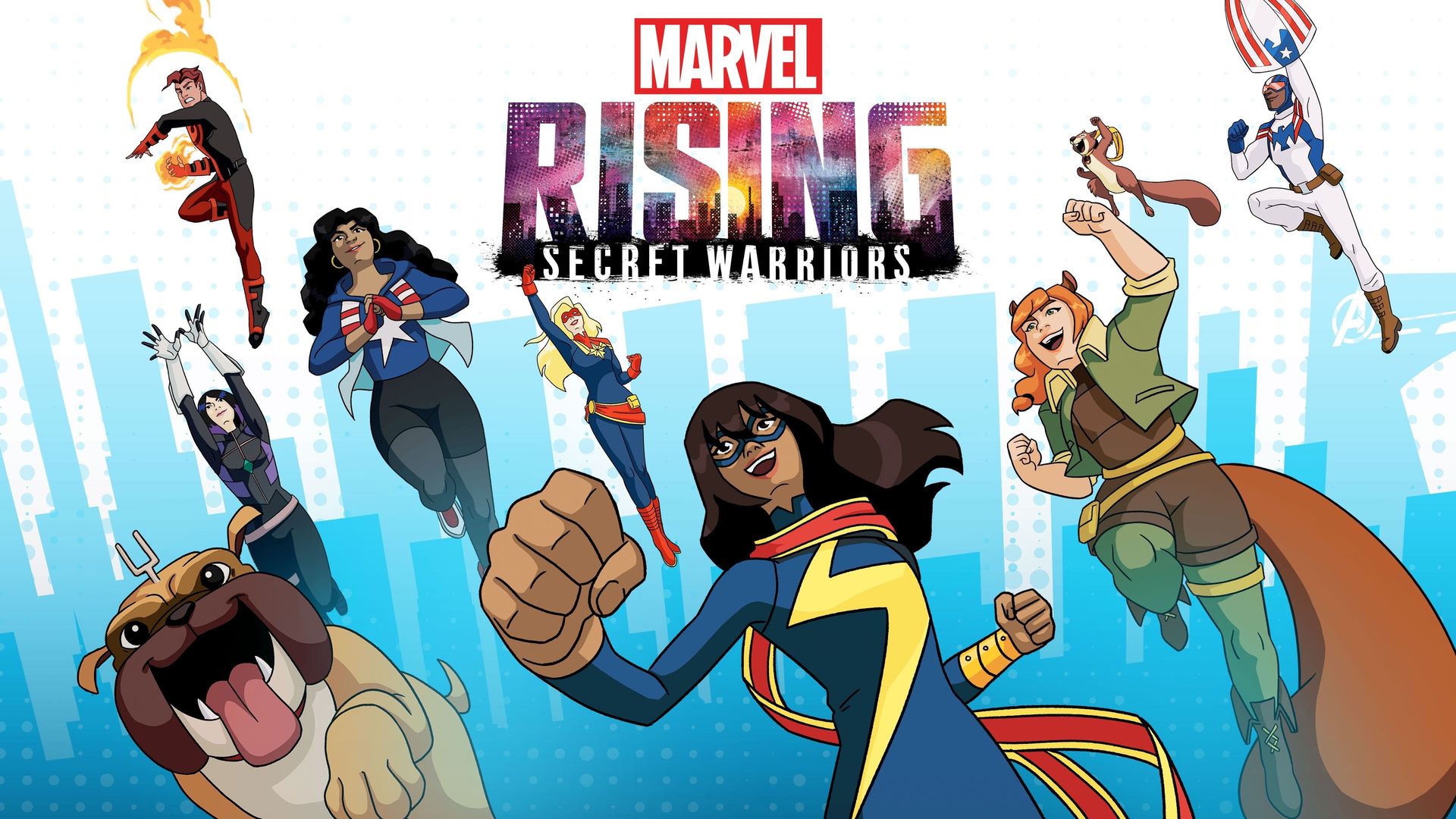 Marvel Rising: Secret Warriors Backdrop