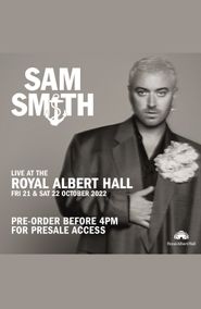  Sam Smith Live at the Royal Albert Hall Poster