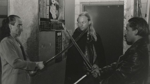 Samurai Vampire Bikers from Hell Backdrop