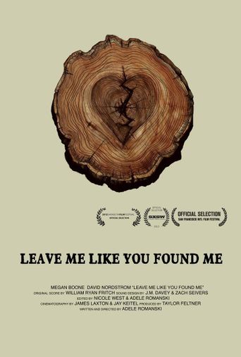  Leave Me Like You Found Me Poster