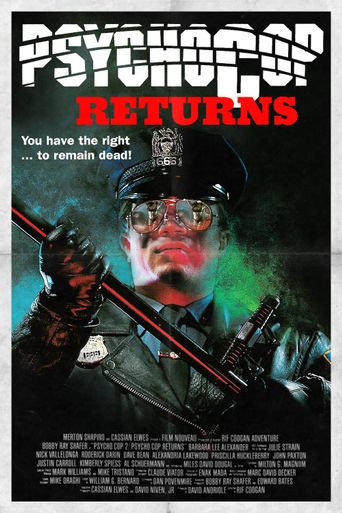  Psycho Cop Returns Poster