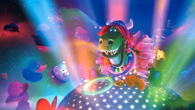 Toy Story Toons: Partysaurus Rex Backdrop