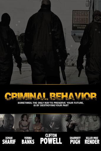  Criminal Behavior Poster